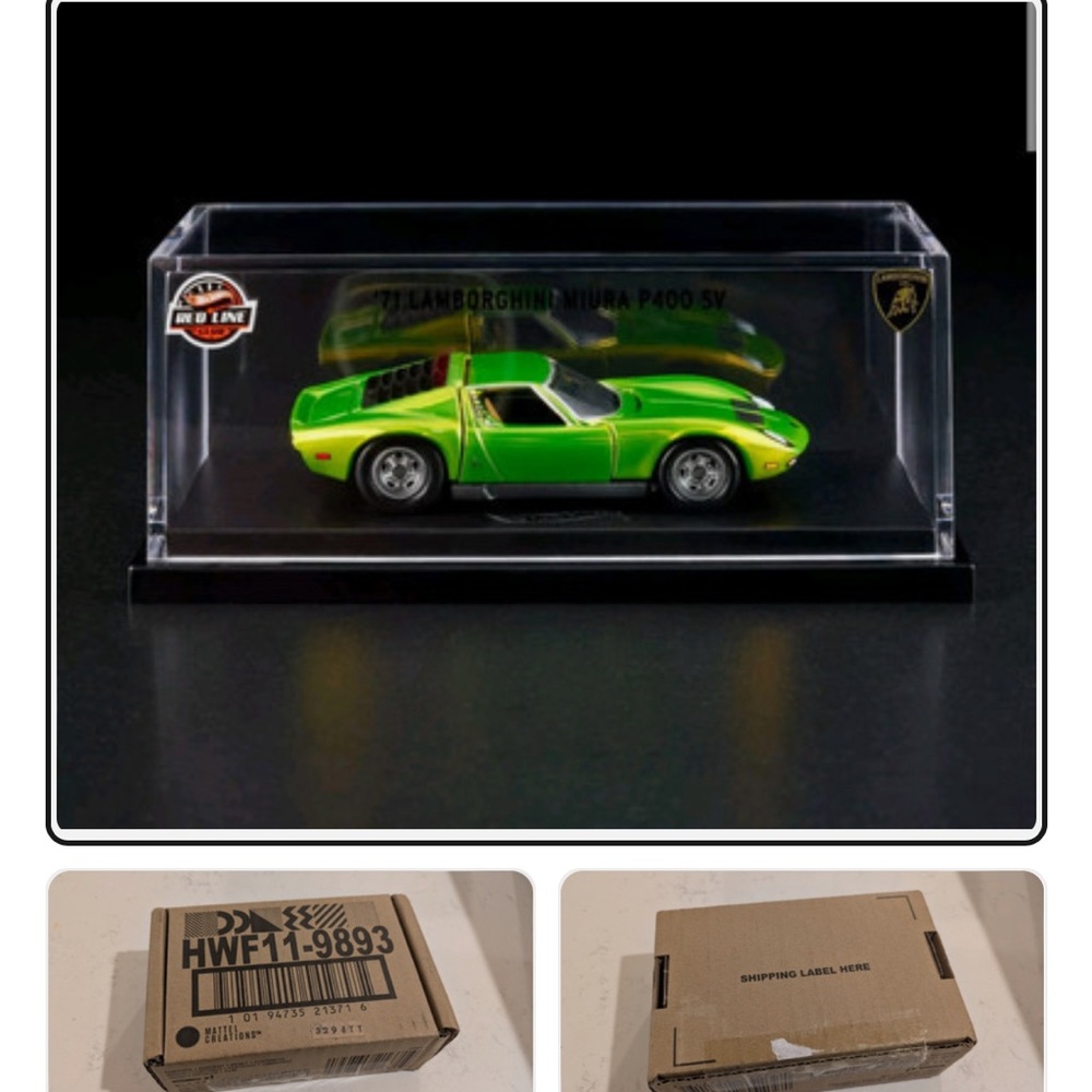 Lamborghini Miura P400 SV Diecast Model - Green